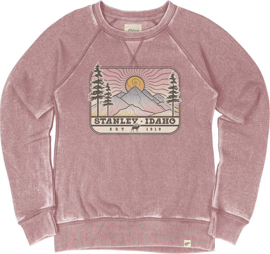 Women's Custom Crew Neck Sweatshirt - Stanley Idaho