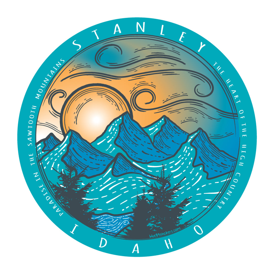Stanley Idaho - Sawtooth Mountains Magnet