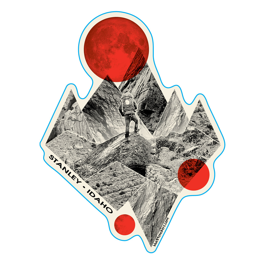 Stanley Idaho Hiker Sticker