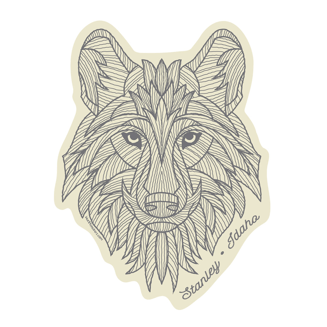 Stanley Idaho Wolf Sticker