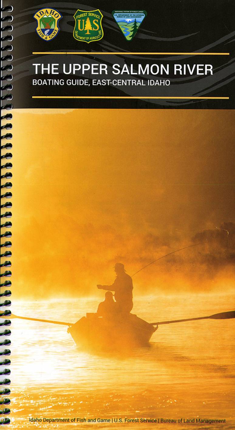 MAP - Upper Salmon River Map - Stanley to North Fork Idaho