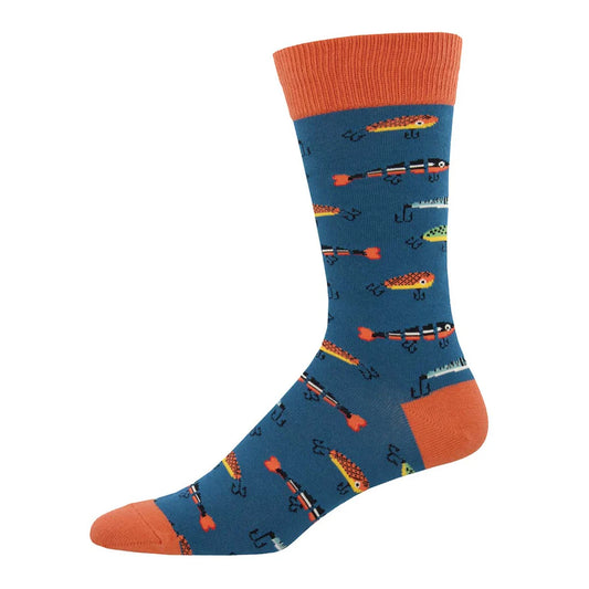 Men's Just Fishin' Socks from Socksmith