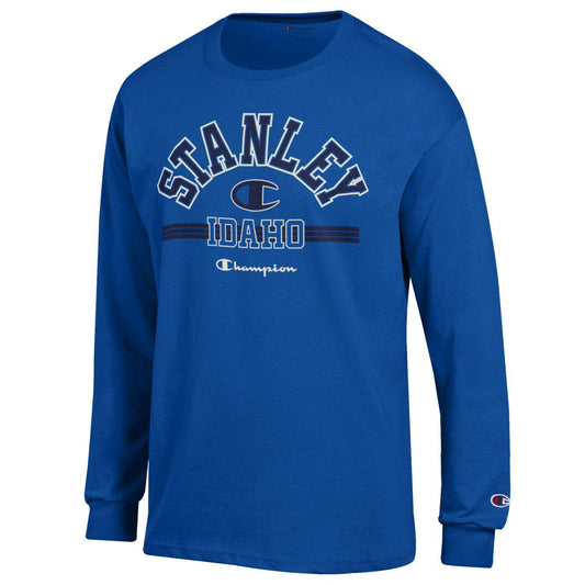 Men's Champion Long Sleeve T-Shirt - Stanley Idaho