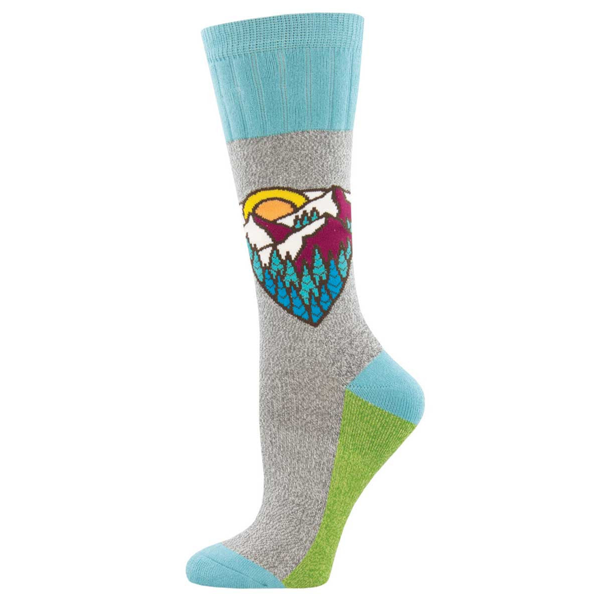 Women's Outlands Socksmith Socks - ATOMICCHILD "MOUNTAIN TOP" SOCKS